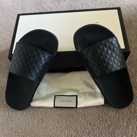 Authentic Gucci monogram women’s slides size 36 - Picture 1 of 7
